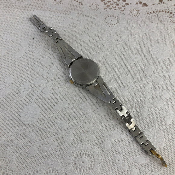 Bulova 2 Tone Crystal Accents MOP Dial Watch main image 4